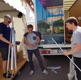 Deine Zukunft Melle und das Meller Netzwerk sind mit vielen, fleißigen Helfern am Start. Der Tag 1 in Bildern...